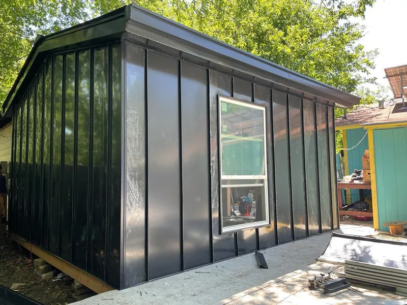 Black standing seam metal wall panels for Roof Inspection in Bordentown